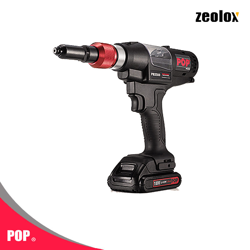 POP電動鉚釘槍PB2500鋰電池充電鉚接工具PB2500充電電動拉釘槍
